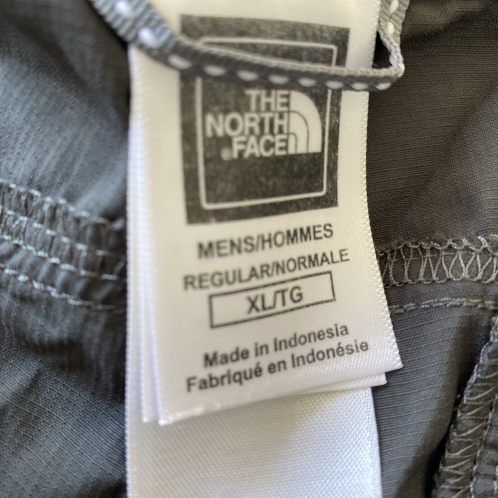 The North Face Pants Mens Extra Large TG Gray Convertible Nylon Outdoor Hiking - Picture 11 of 11